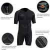 Mens 3mm Neoprene Shorty Wetsuit Short Sleeve Front Zip Diving Suit Snorkling Surfing Swimming Badkläder Baddräkt 220509