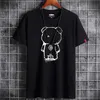 est T Shirt for Men Clothing Fitness White O Neck Anime Man T shirt For Male Oversized S 6XL T shirts Goth Punk 220618