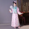 TV Stage Wear Wear Qing Dinastia Princess Dress Women Women Tradicional Roupas Etnicas Tradicionais Robôs Clássicos Elegantes Cosplay Show Fanche Fanche
