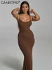 Белое вязаное скольжение Bodycon Maxi платье женское одежда Summer2022 Party Chic элегантные вечерние платья сексуальные наряды для женщины Y220413