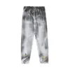 Pantaloni da uomo 2022. Pantaloni casual tie-dyed graffiti Tendenze della moda di strada per ragazzi Pantaloni della tuta di marca Pantaloni streetwearMen's Drak22