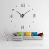 Modern Design Large Wall Clock 3D DIY Quartz Clocks Fashion Watches Acrylic Mirror Stickers Living Room Home Decor Horloge 220813