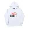 Big V Men's Street Style Hip-Hop Character Letter Loose Hoodie Loose Par Hooded Sweater S-XL