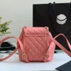 10a espelho qualidade designer de moda feminina duma mini mochilas pele carneiro mochila diamante treliça sacos ombro com caixa c072