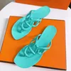 Women Slides Sandals Designer Slippers Luxury Summer Rubber Big Head Slides Fashion Beach Sexy Shoes Flat Slippers Top Quality With Box NO353