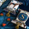 Europe Horse Vintage Velvet Tissue Box Cover Rektangelduk Pumpning Servinhållare Creative Dispenser 220523