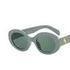 Gafas de sol Pequeño diseñador de marca retro de mujeres ovales Gafas Sun Sun Vintage Jelly Color Eyewear Fashion Oculos de Solsunglas