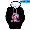 Herrtröjor tröjor män hoodie aphmau merch 3d tryck kvinnor/män tröja harajuku streetwear kawaii pullover pojkar/flickor jacka casu