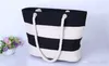 Joker Rough Hemp Rope Woman Canvas Bag Red Black Single Shoulder Beach Stripe Eco Friendly Bags Fashion 13zc PRO232