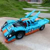 Expert technique blocs de construction de voiture de course 1/14 échelle ville Super vitesse véhicule modèle briques enfants enfants jouets cadeaux 220715