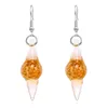 Cuelga la lámpara JEL Pendientes de gota de cristal de Murano hechos a mano para las mujeres Joyería de Murano Pendiente de agua femenino Regalo de Navidad FashionDangle Mon