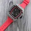 Luxury Mens Mechanics Watch Richa Milles Wristwatch Rm010 Brand Full Diamond Men's Automatic Mechanical Waterproof