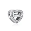 925 STERLING SILPS PRESSE CORME COMP TOOD FRIST MATRE MATERIE FAMILLE PADE PERGES PERGE FIT PANDORA CHARMS BRACK