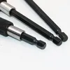 Narzędzia ręczne 1-3pcs 60 mm 100 mm 150 mm 1/4 cala sześciokątna trzask szybkie śrubokrętnik Bit-Bit-Emurator BARHAND
