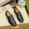 Designers Shoes Mens Fashion Loafers Chaussures Genuine Leather Men Business Office Work Formal Dress Shoes Brand Designer Party Wedding Flat Shoe Size 38-46