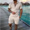 Agasalhos masculinos de verão, agasalhos masculinos, manga curta, conjunto de zíper, para roupas masculinas, streetwear, terno de 2 peças, masculino, masculino, masculino, masculino