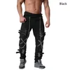 Men's Pants Fashion Brand Autumn Winter Men Cotton Zip Off Leg Middle Waist Steampunk Trousers With Zipper Decorated Casual