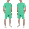 Summer Sport Fitness Homewear Męskie szorty T-shirt + spodnie 2 sztuk Pant Sets Codzienne ubrania męskie garnitury dla mężczyzn dres