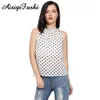 Women Summer Polka Dot Blouse Black And White Chiffon Top Casual Female Off The Shoulder Tops For Sexy Blouses Women's & Shirts