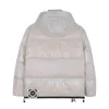 2021 Winter PU witte eend omlaag brood herenjas warm hoog grade jas mannen jas jas T220802