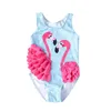 Citgeett Summer Flamingo Kid Baby Girl One Piece Bikini badkleding badkleding badpak zwempak strand bodysuit kleding 997 e3