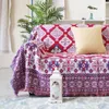 منشفة بطانية للأسرة أنماط هندسية أريكة غطاء غرفة المعيشة الديكور البطانيات