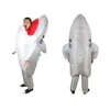 Costume de poupée de mascotte costume de requin gonflable beau costume de festival de fête Costume de film animal pourim tissu