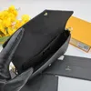 Högkvalitativ 3st Set Luxurys Designers Tote Flap Purse Clutch Bags Pures Mono Print Crossbody Bag Multi Pochette Felicie Chain Shoulders Wallet 4Colors M61276