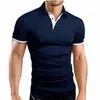 MRMT Brand Men S T Shirt Lapel Casual krótkie rękawowe szwy dla mężczyzn dla mężczyzn stałych kolorów Top Man T Shirt 2206618