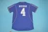 1997 1998 قمصان كرة القدم الرجعية من Real Madrids 97 98 قمصان كرة القدم الكلاسيكية Camiseta # 7 RAUL R.CARLOS HIERRO REDONDO SUKER SEEDORF المنزل بعيدًا ثالث أعلى جودة