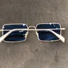 2022 Prom Party lentilles vertes lunettes de soleil hommes rectangle métal cadre lunettes de soleil aviation designer miroir classique 40180U lunettes de soleil femmes luxe été lunettes