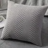 Подушка /декоративная простая стеганая бархатная крышка Pure Color Wave Pillowcase Home Decorative для дивана прикроватного броска подушка /декоративный Cu