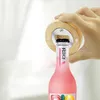 Toptan özel logo doğal şarap şişesi açıcı ahşap boş mini buzdolabı mıknatıslar bira açıcı
