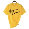 Kvinnors t-shirt gianni brev t shirt kvinnor streetwear 2022 sommar harajuku roliga kvinnliga toppar tee sexiga damer överdimensionerad lös t-shirt