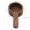 Coffee Scoops 8g/10g Walnut Wooden Measuring Spoon Scoop Coffee Beans Bar Home Baking Tool Measuring Cup For Kitchen