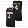 A3740 Custom Purdue Boilermakers 2021-22 NCAA College Basketball Jersey Zach Edey Caleb Furst Sasha Stefanovic Eric Hunter Jr.