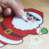 Weihnachtsdekoration Jahr Aufkleber Ornamente Kinder Cartoon Idy Puzzle Home Fenster Dekoration Navidad Natalchristmas