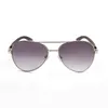Óculos de sol ao ar livre homens homens projetam óculos de sol oval piloto piloto clássico uv400 tons de luxo de óculos com caixa
