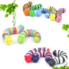 NewStyle Creative Articulé Soulagement Du Stress Jouet Puzzle Vent Escargot Animal Drôle Fidget Slug Fingertip Jouets Pour Enfants DHL GRATUIT YT199502