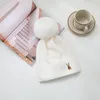 Beanie/Kafatası Kapakları Şık Kış Tasarımcı Bonnets bayanlar örme yünlü şapka Rahat kürk baleanie/kafatası bere ile tüm eşleşme sıcaklığı