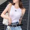 21SS NIEUWE LILLEN SHIRTS TEE Women039S Half Moon Casual T -shirt Korte mouwen Vest Singlet Designer Designer kleding T -stukken uit het deler Tops Qua5801549