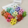 Decorative Flowers & Wreaths 30/60Pcs Mini Silk Daisy Flower Artificial For Wedding Bridal Home Decoration DIY Garland Scrapbooking Fake Flo