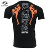 Survêtements pour hommes Jiu-Jitsu Rash Guard Respirant Muay Thai T-shirt MMA Vêtements BJJ Rashguard Jersey Hommes Femmes Adolescents Kickboxing Boxe S