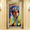 キャンバスペインティンググラフィティウォールアートアフリカのプリミティブポスターとプリントリビングルームの装飾のための壁の写真