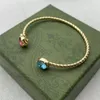 Bracciale di design di lusso con bracciale di diamanti per braccialetti di design da donna Fornitura di gioielli in oro