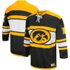 College Hockey Wears College Hockey Wears 2022 NCAA Custom Iowa Hawkeyes Stitched Hockey Jersey 12 William Ciannella 5 Benjamin Grote 11 William Jeffers 24 Greg