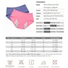 3 pièces slips menstruels étanches pantalons physiques femmes sous-vêtements période confortable slips imperméables L220801