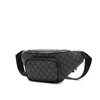 Fashion waist Bag for Men Fanny Pack Waist Bag Men's Crossbody Purses Leather Waterproof Characters Print Phone Pouch 220626