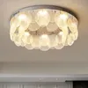 Plafoniere moderne a LED Apparecchio Lampade da soffitto lussuose rotonde americane Lampada a sospensione brillante europea Illuminazione interna domestica Senti il fascino della luce e dell'ombra