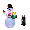 Dekoracje świąteczne 1,5 mmonfikowane bóle śnieżne LED Nocna światła Figurka Garden Zabawy Party Rok 2022 US UE Plugchristmas